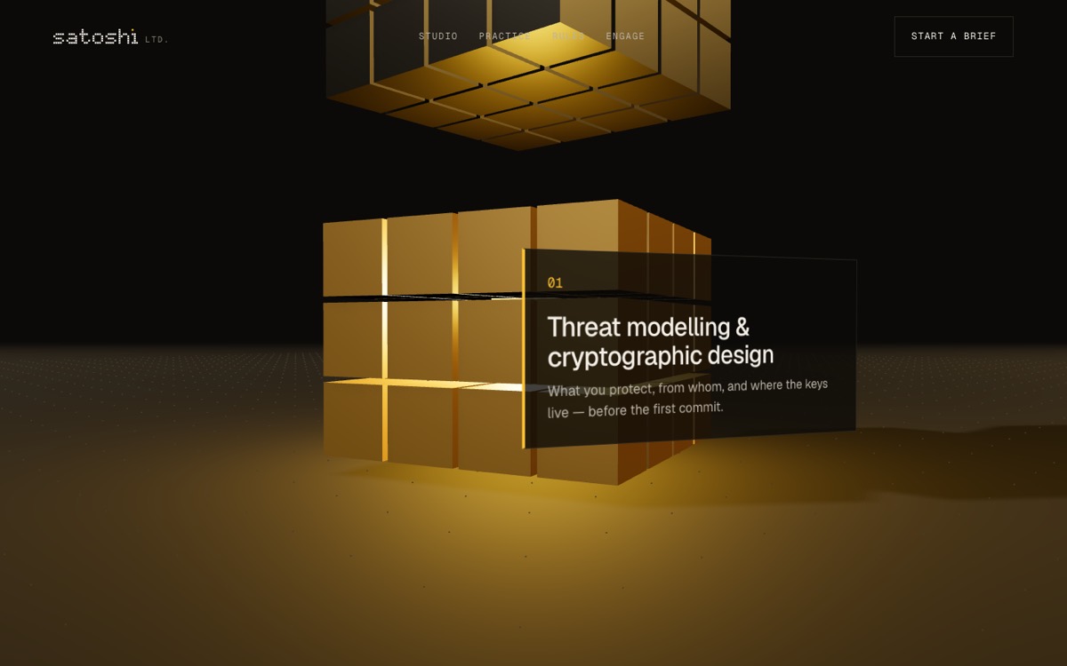 Practice: a service set on the face of its lit stratum
